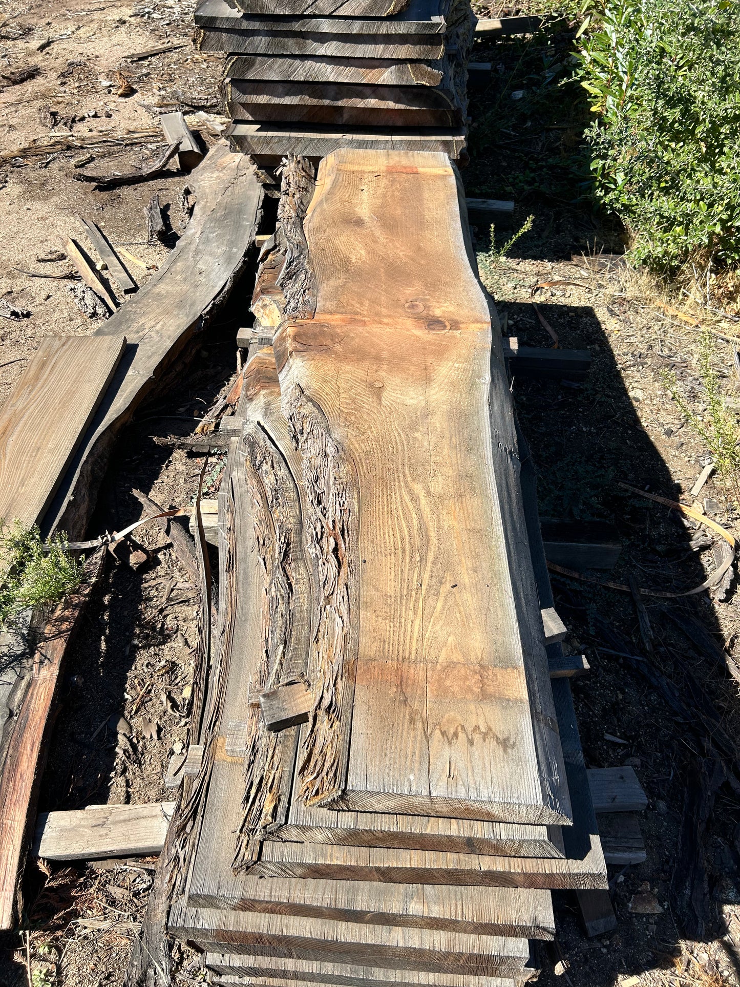 Redwood Slabs